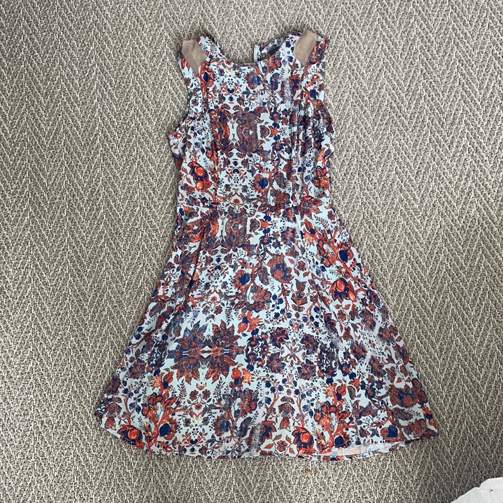 ASTR fit and flare floral mini dress. Perfect for a wedding guest!